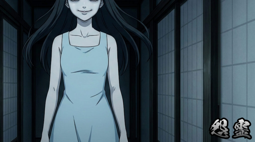 Modern reinterpretation of Onryō as a yokai girl, embodying accumulated resentment, emotional intensity, and the transformative nature of vengeful spirits in Japanese folklore.