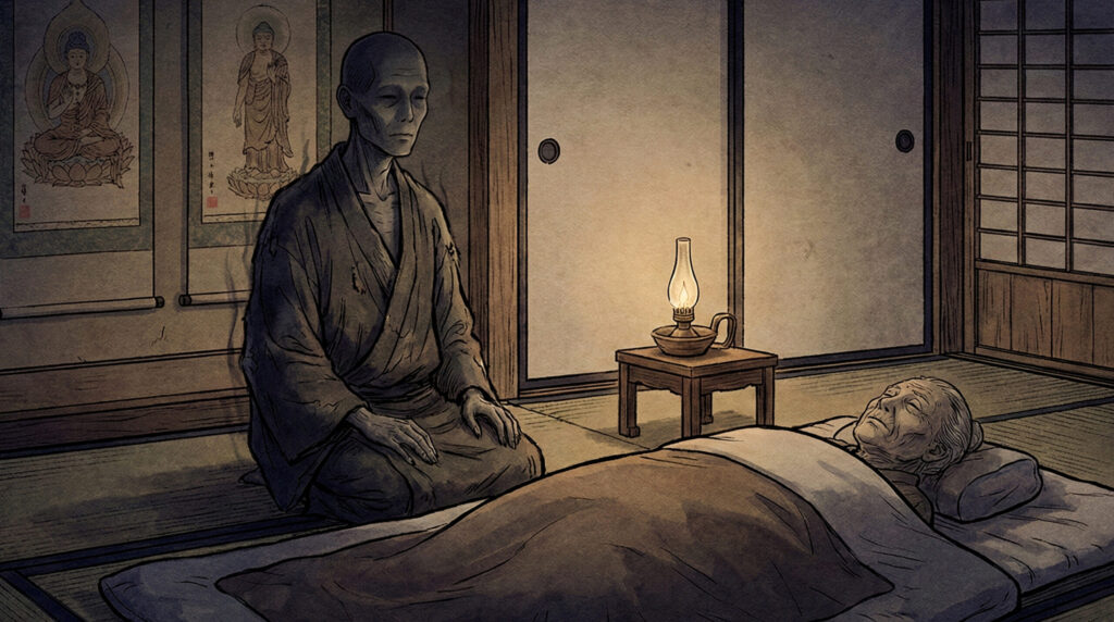 Ancient Japanese Shinigami from folklore and rakugo